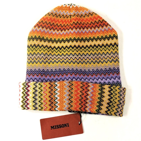 MISSONI  ?? WOMEN\'S MIXED COLORS WOOL FASHION WINTER HAT